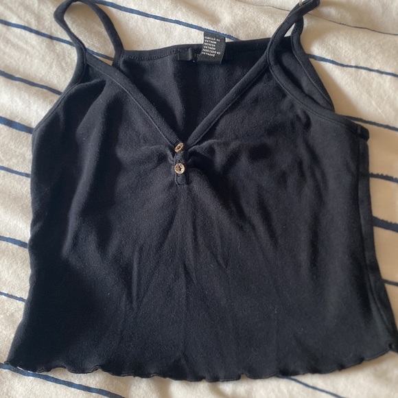Forever 21 Black Cropped Tank Top - Picture 3 of 5